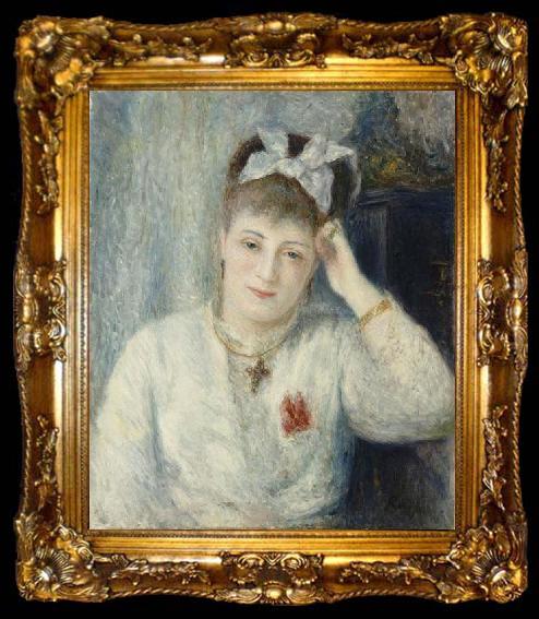 framed  Pierre Auguste Renoir Madame Murer, ta009-2